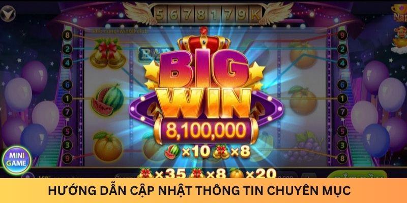 Hướng dẫn cập nhật thông tin chuyên mục 