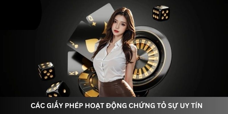 Các giấy phép hoạt động được cấp chứng tỏ sự uy tín của cổng game Hitclub