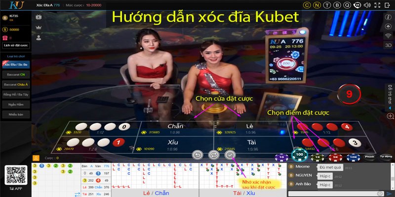 Bật mí công thức đánh Xóc đĩa KU casino cho người mới
