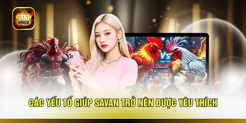 Các yếu tố giúp Savan trở nên được yêu thích