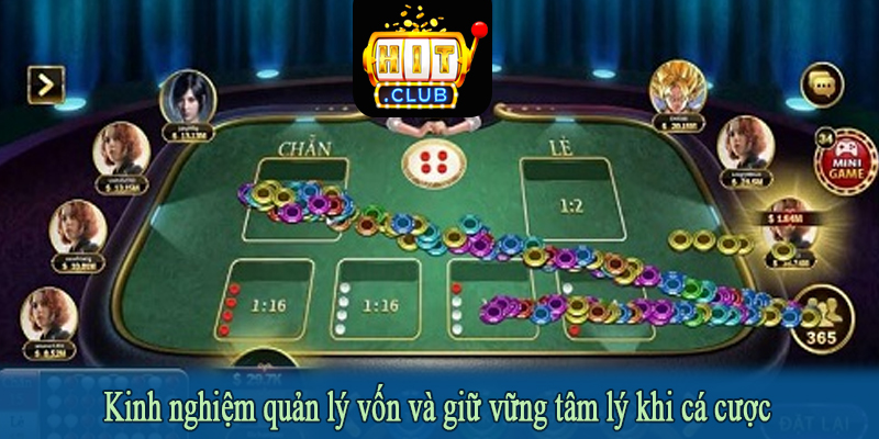 Kinh nghiệm quản lý vốn và giữ vững tâm lý khi cá cược
