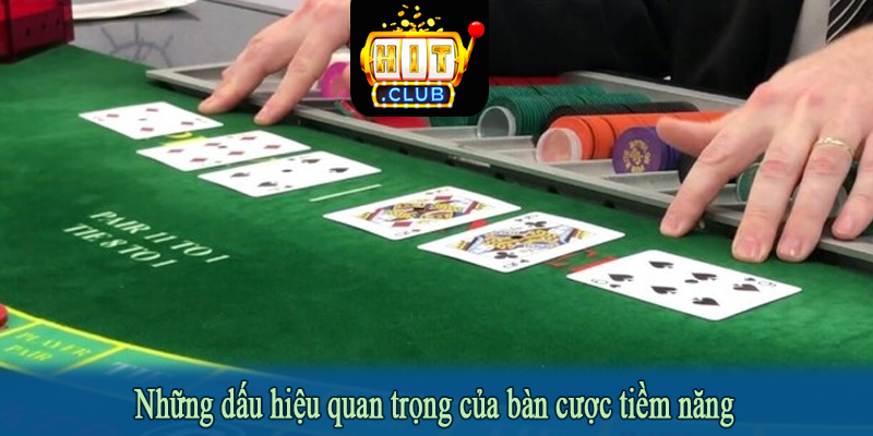 Những dấu hiệu quan trọng của bàn cược tiềm năng
