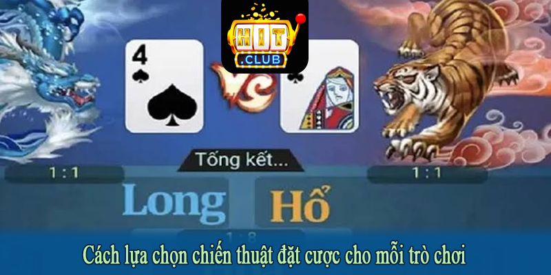 Cách lựa chọn chiến thuật đặt cược cho mỗi trò chơi